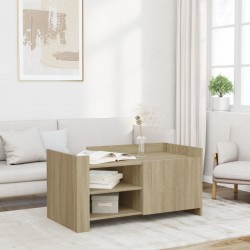 Sonata H Кафе маса, сонома дъб, 100x50x50 см, инженерно дърво - Măsuțe de living