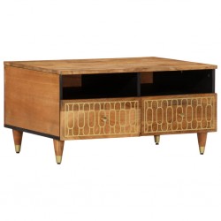 Sonata H Маса за кафе, 80x54x40 см, мангово дърво масив - Măsuțe de living