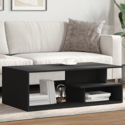 Sonata H Маса за кафе, черна, 102x55x35 см, инженерно дърво - Măsuțe de living
