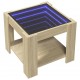 Sonata H Маса за кафе с LED, дъб сонома, 53x53x45 см, инженерно дърво
