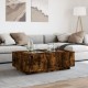 Sonata H Маса за кафе с Infinity LED, опушен дъб, 116x69x40 см