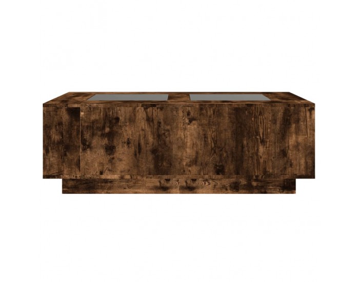 Sonata H Маса за кафе с Infinity LED, опушен дъб, 116x69x40 см