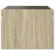 Sonata H Маса за кафе с Infinity LED, дъб сонома, 40x40x30 см