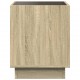 Sonata H Маса за кафе с Infinity LED, сонома дъб, 50x50x50 см