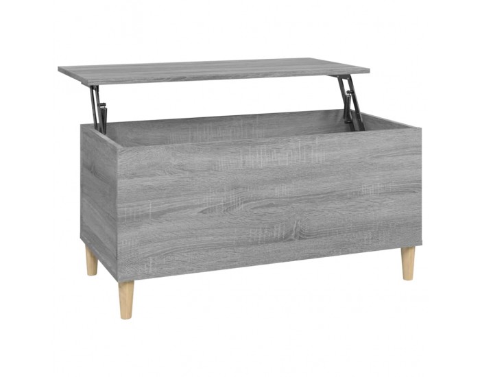 Sonata H Кафе маса, сив сонома, 90x44,5x45 см, инженерно дърво