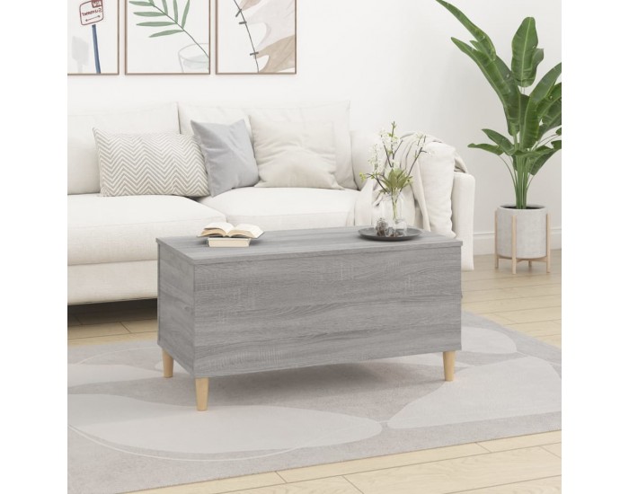 Sonata H Кафе маса, сив сонома, 90x44,5x45 см, инженерно дърво