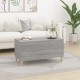 Sonata H Кафе маса, сив сонома, 90x44,5x45 см, инженерно дърво