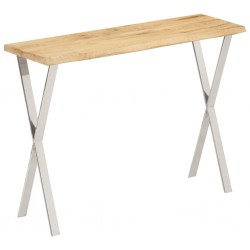 Sonata H Конзолна маса с жив ръб 105x33x76 см масивно мангово дърво - Măsuțe de living