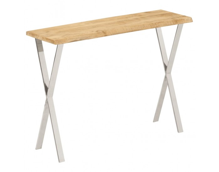 Sonata H Конзолна маса с жив ръб 105x33x76 см масивно мангово дърво