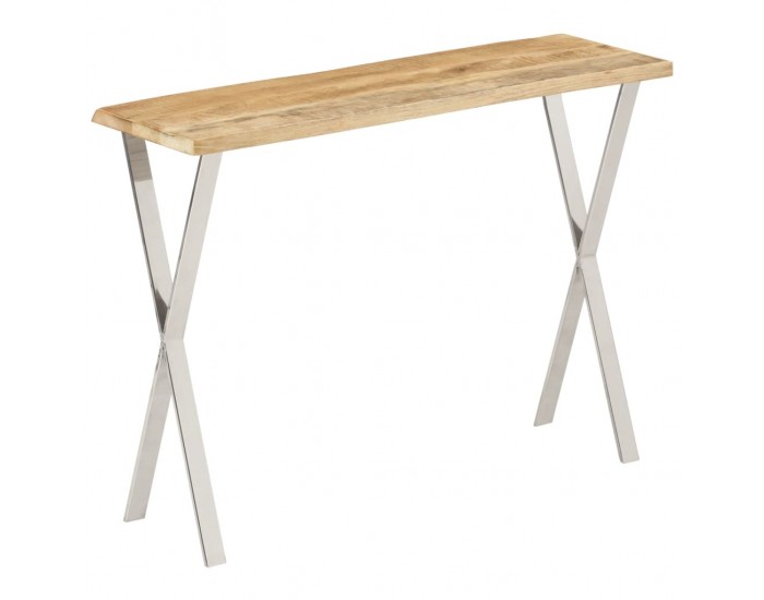 Sonata H Конзолна маса с жив ръб 105x33x76 см масивно мангово дърво
