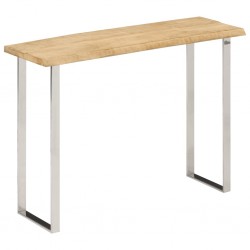Sonata H Конзолна маса с жив ръб 105x33x76 см масивно мангово дърво - Măsuțe de living