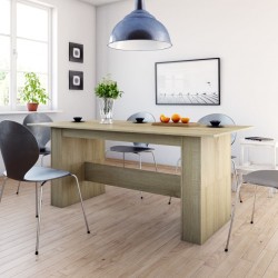Sonata H Трапезна маса, дъб сонома, 180x90x76 см, инженерно дърво - Mese de dining