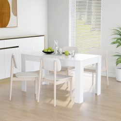 Sonata H Трапезна маса, бяла, 140x74,5x76 см, инженерно дърво - Mese de dining
