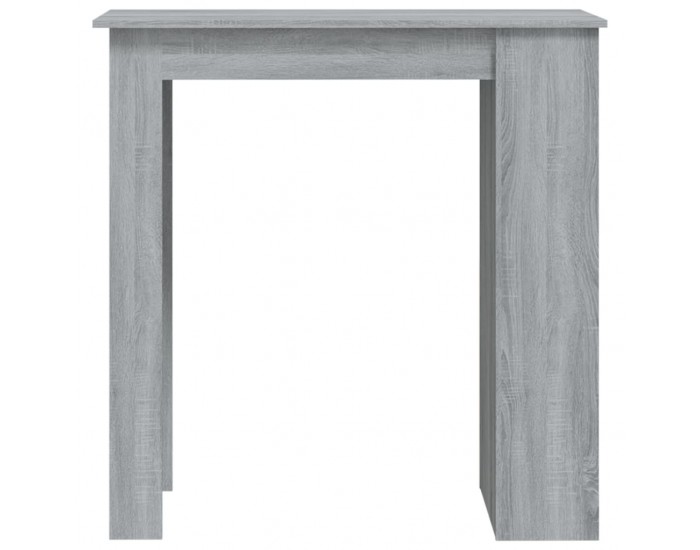 Sonata H Бар маса с рафтове сив сонома 102x50x103,5 см инженерно дърво