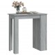 Sonata H Бар маса с рафтове сив сонома 102x50x103,5 см инженерно дърво