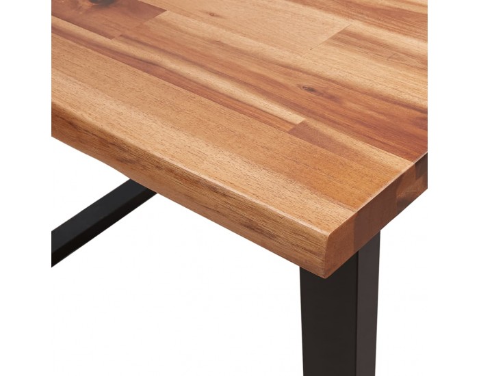 Sonata H Трапезна маса с жив ръб 110x70x75 см масивна акация