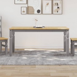 Sonata H Тоалетка Corona, сива, 160x80x75 см, бор масив - Mese de dining