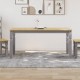 Sonata H Тоалетка Corona, сива, 160x80x75 см, бор масив