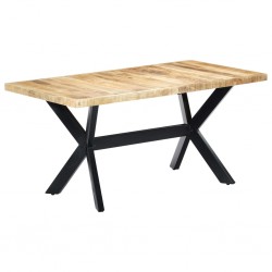 Sonata H Трапезна маса, 160x80х75 cм, грубо мангово дърво масив - Mese de dining