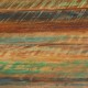 Sonata H Трапезна маса, Ø110x78 cм, регенерирано дърво масив и стомана