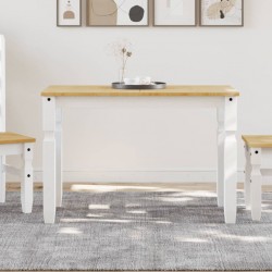 Sonata H Тоалетка Corona, бяла, 112x60x75 см, бор масив - Mese de dining