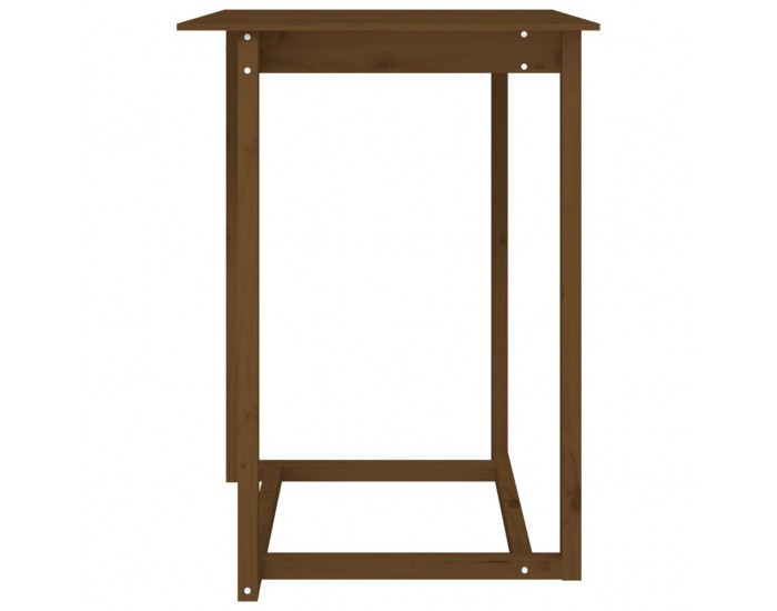 Sonata H Бар маса, меденокафява, 80x80x110 см, борово дърво масив