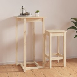 Sonata H Бар маса, 60x60x110 см, борово дърво масив - Mese de dining