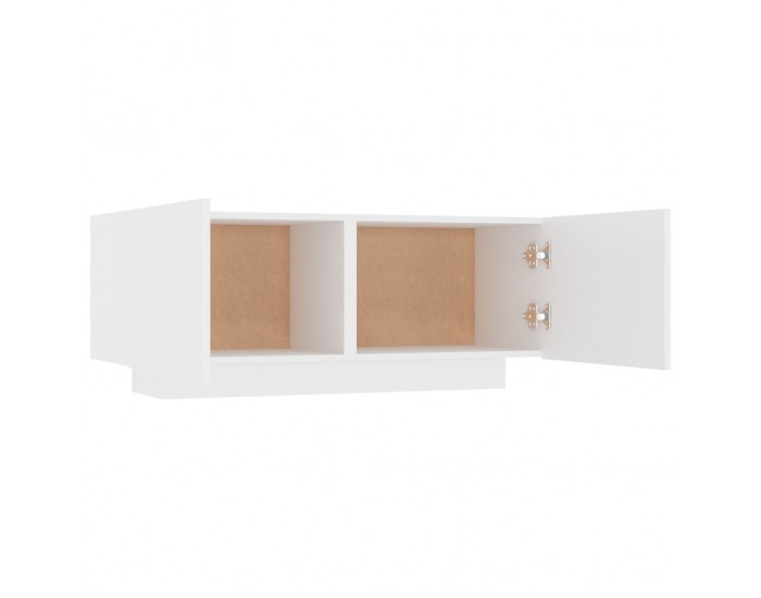 Sonata H Нощно шкафче, бяло, 100x35x40 см, инженерно дърво