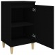 Sonata Noptiere, 2 buc, negru, 40x35x70 cm, lemn prelucrat