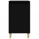 Sonata Noptiere, 2 buc, negru, 40x35x70 cm, lemn prelucrat