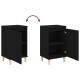 Sonata Noptiere, 2 buc, negru, 40x35x70 cm, lemn prelucrat
