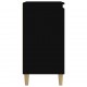 Sonata Noptiere, 2 buc, negru, 40x35x70 cm, lemn prelucrat