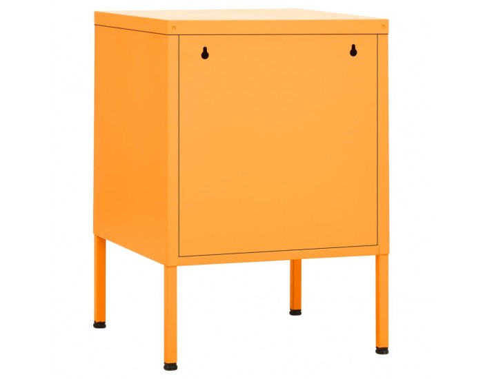 Sonata H Нощно шкафче, горчица жълто, 35х35х51 см, стомана