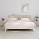 Sonata H Нощни шкафчета HAMAR 2 бр меденокафяви 40x35x44,5 см бор масив