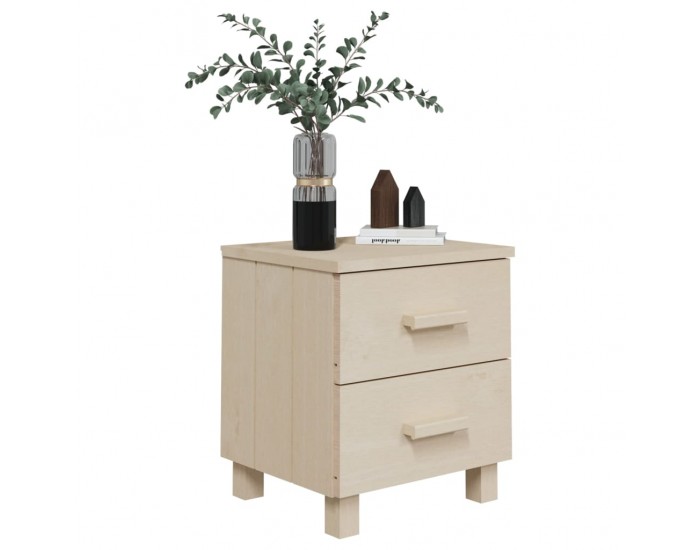 Sonata H Нощни шкафчета HAMAR 2 бр меденокафяви 40x35x44,5 см бор масив