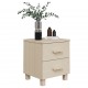 Sonata H Нощни шкафчета HAMAR 2 бр меденокафяви 40x35x44,5 см бор масив
