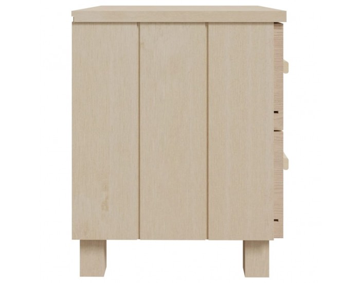 Sonata H Нощни шкафчета HAMAR 2 бр меденокафяви 40x35x44,5 см бор масив