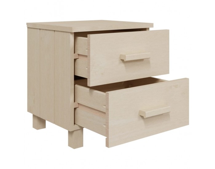Sonata H Нощни шкафчета HAMAR 2 бр меденокафяви 40x35x44,5 см бор масив