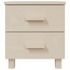 Sonata H Нощни шкафчета HAMAR 2 бр меденокафяви 40x35x44,5 см бор масив