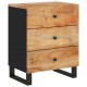 Sonata H Нощно шкафче 50x33x62 см масивна акация и инженерно дърво