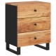 Sonata H Нощно шкафче 50x33x62 см масивна акация и инженерно дърво