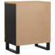 Sonata H Нощно шкафче 50x33x62 см масивна акация и инженерно дърво