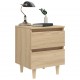 Sonata H Нощни шкафчета с крака от бор масив 2 бр дъб сонома 40x35x50 см