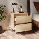 Sonata H Нощни шкафчета с крака от бор масив 2 бр дъб сонома 40x35x50 см