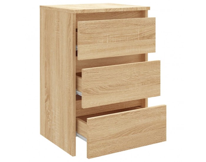 Sonata H Нощни шкафчета 2 бр сонома дъб 40x35x62,5 см инженерно дърво