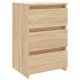 Sonata H Нощни шкафчета 2 бр сонома дъб 40x35x62,5 см инженерно дърво