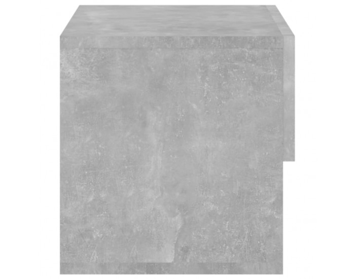 Sonata Noptiere de perete cu montaj pe perete, 2 buc., gri beton