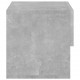 Sonata Noptiere de perete cu montaj pe perete, 2 buc., gri beton