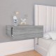 Sonata H Плаващо нощно шкафче сив сонома 40x30x15 см инженерно дърво