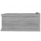 Sonata H Плаващо нощно шкафче сив сонома 40x30x15 см инженерно дърво